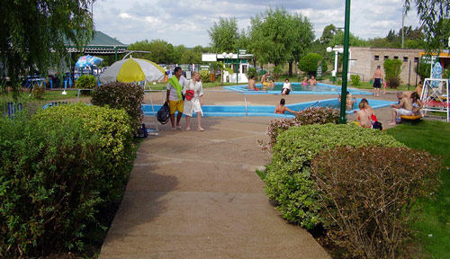 Sector recreativo del complejo termal